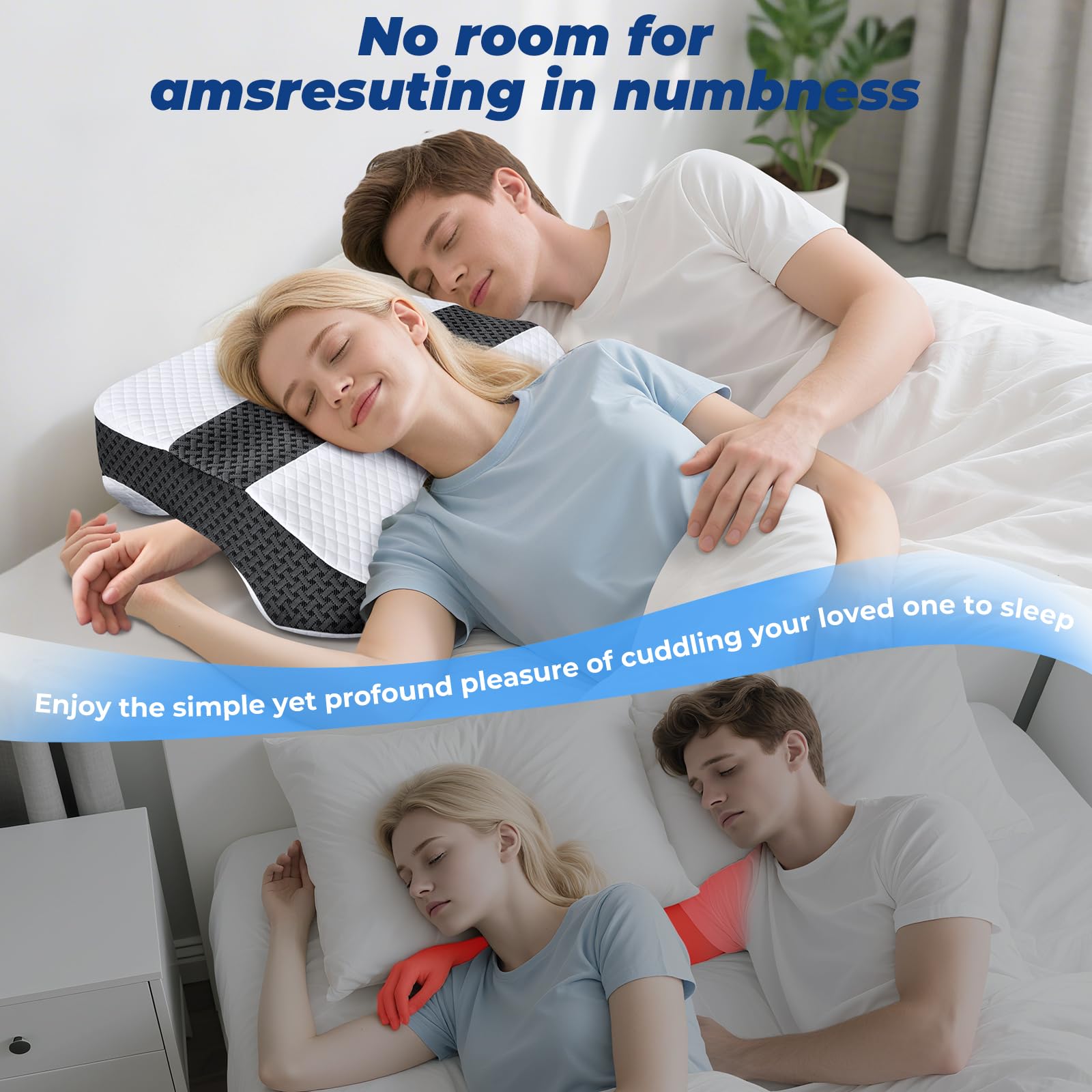 SAHEYER hypoallergenic pillowcase is machine washable for easy care.