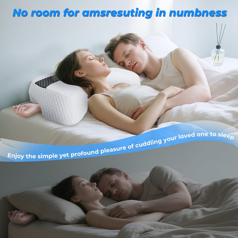 SAHEYER arm pressure relief pillow reducing side-sleeper arm numbness