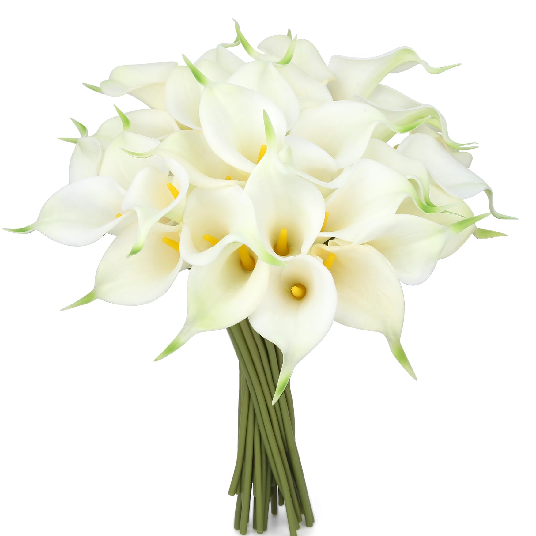 Sahoottie white calla lily 24pc pack for wedding decor.