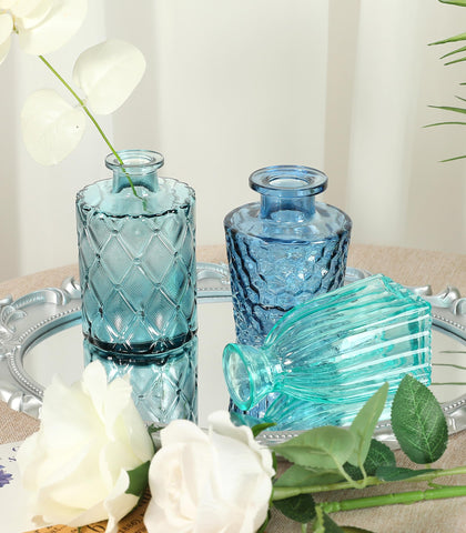 saiguomi retro glass vase collection adds farmhouse or boho flair