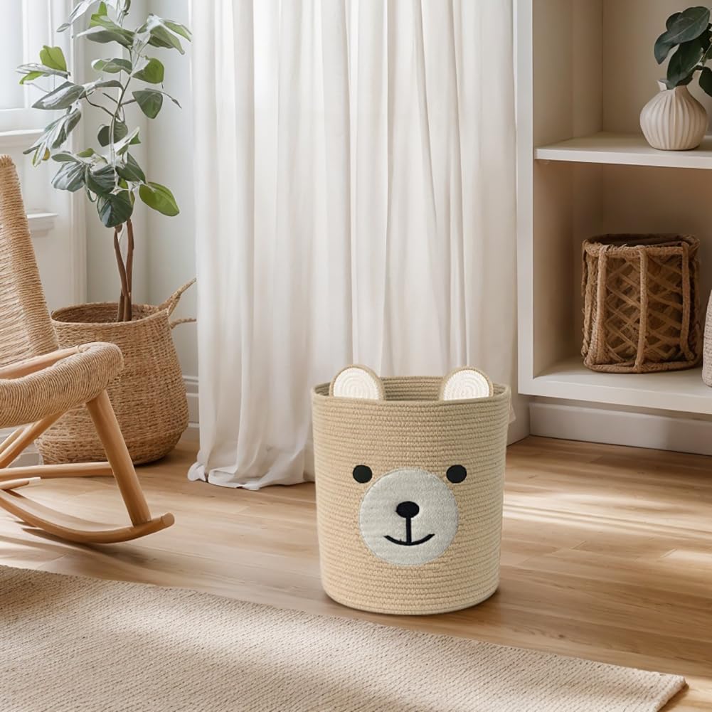 Saiiwnn bear design kids love, safe and sturdy storage solution