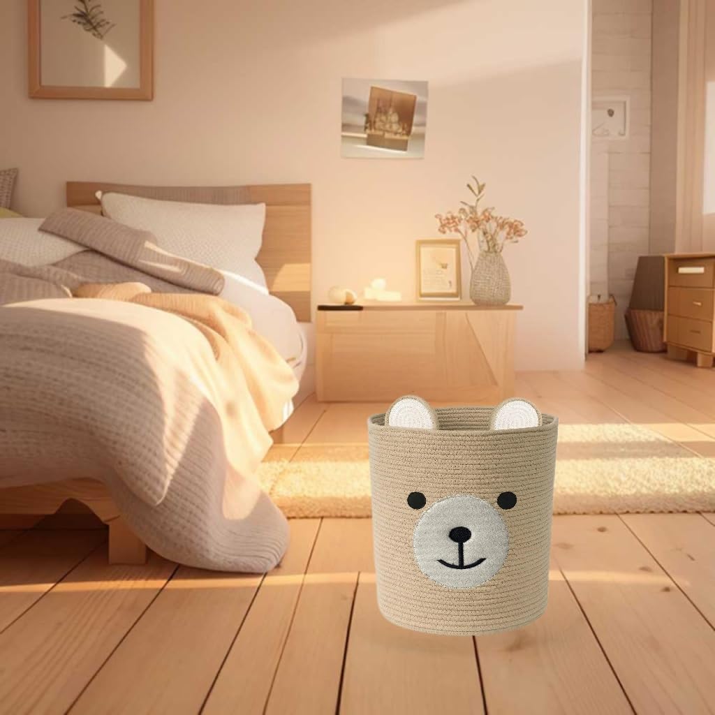 Saiiwnn laundry storage basket doubles as nursery hamper