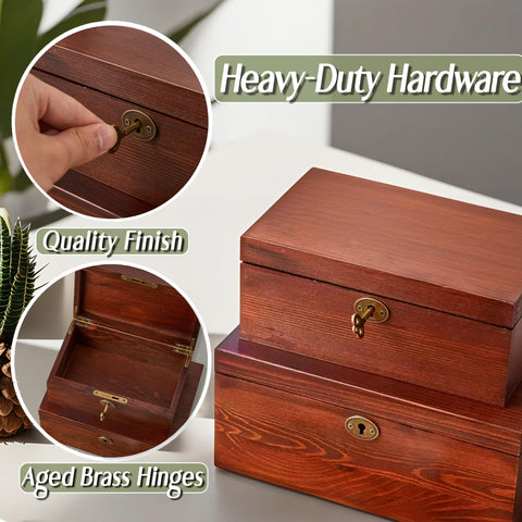 Saijax aged brass hinges enhance durability and classic look