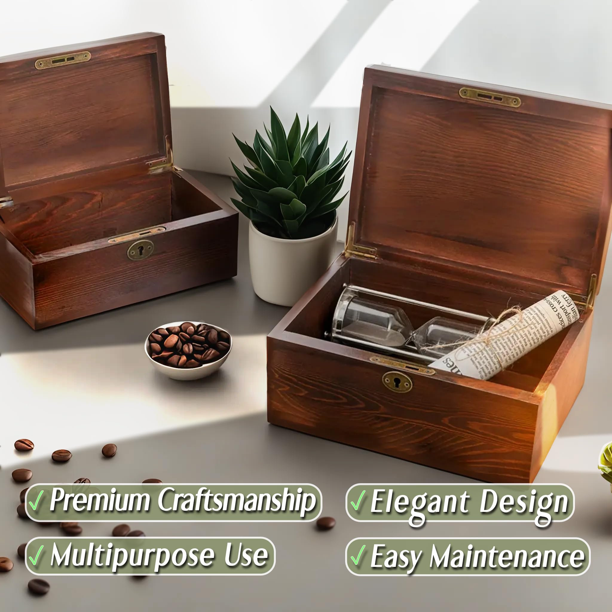 Saijax antique lock provides stylish security for valuables
