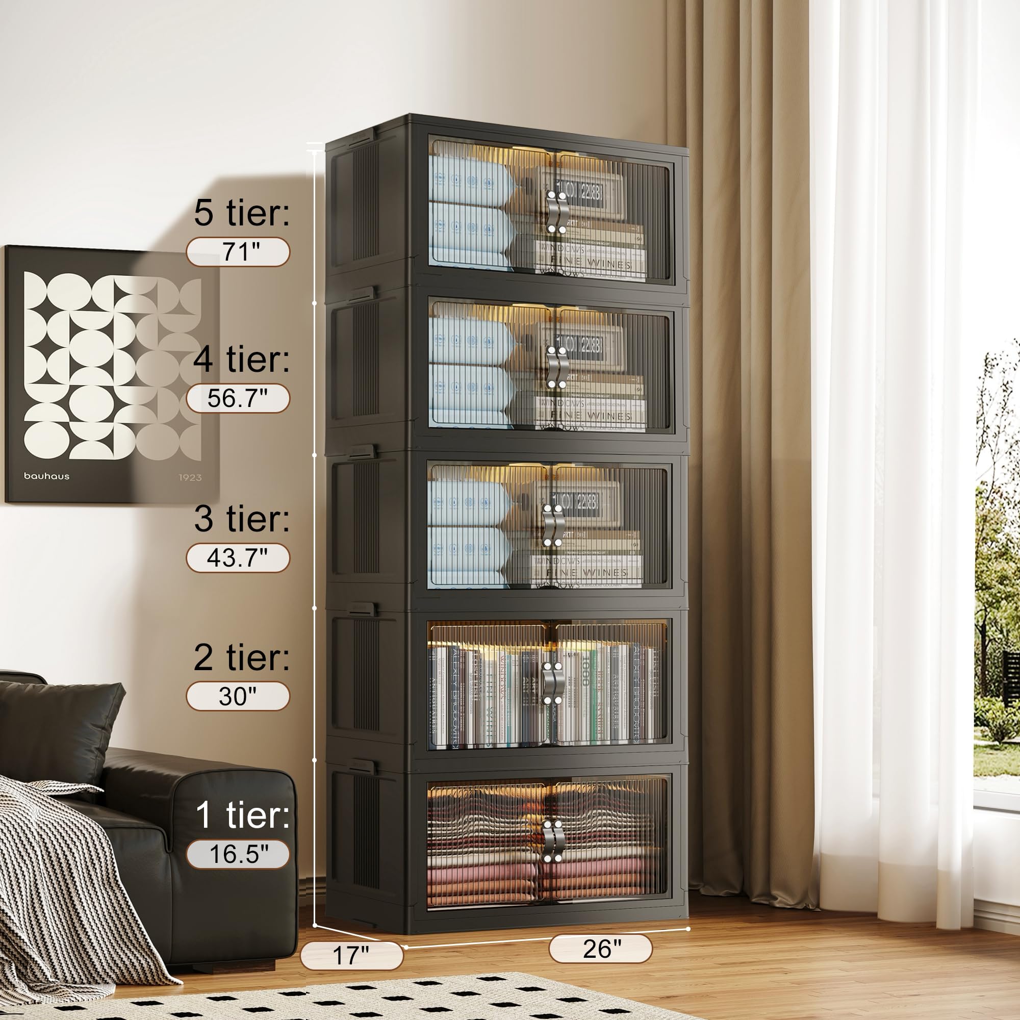 SAILUN bins with transparent window, side view showing dust protection and quick visibility.