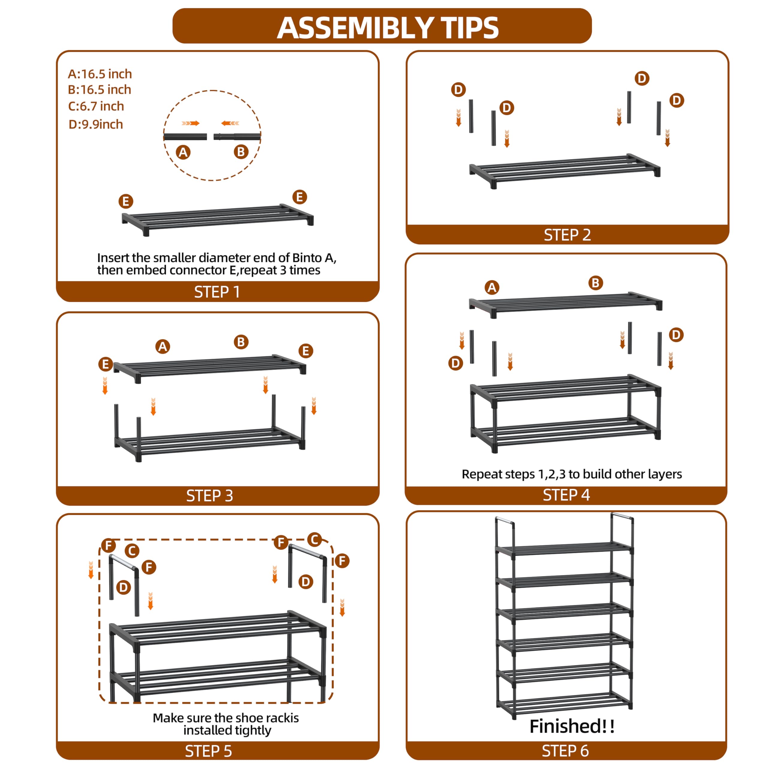Saincustom rack in closet maximizing vertical storage and reach.