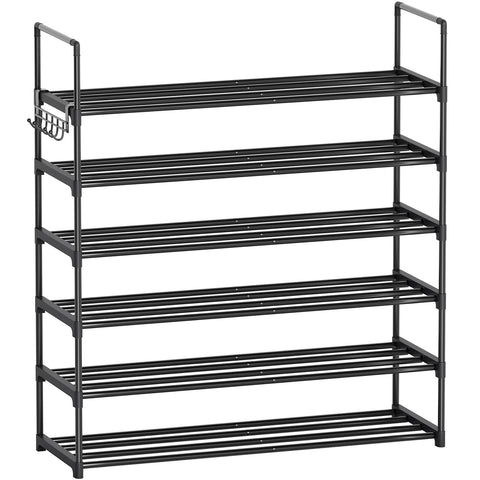 Saincustom polished-finish shoe rack complements modern decor with clean lines.