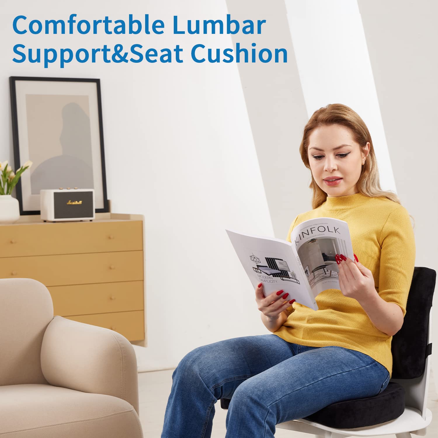 SAIREIDER cushion and pillow used on office, car, home chairs for daily use