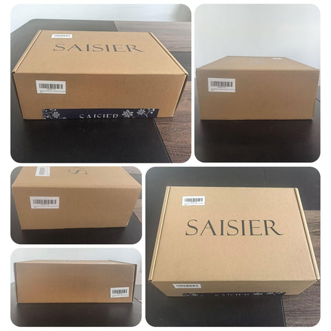 Saisier dark grey queen size adds modern elegance and warmth