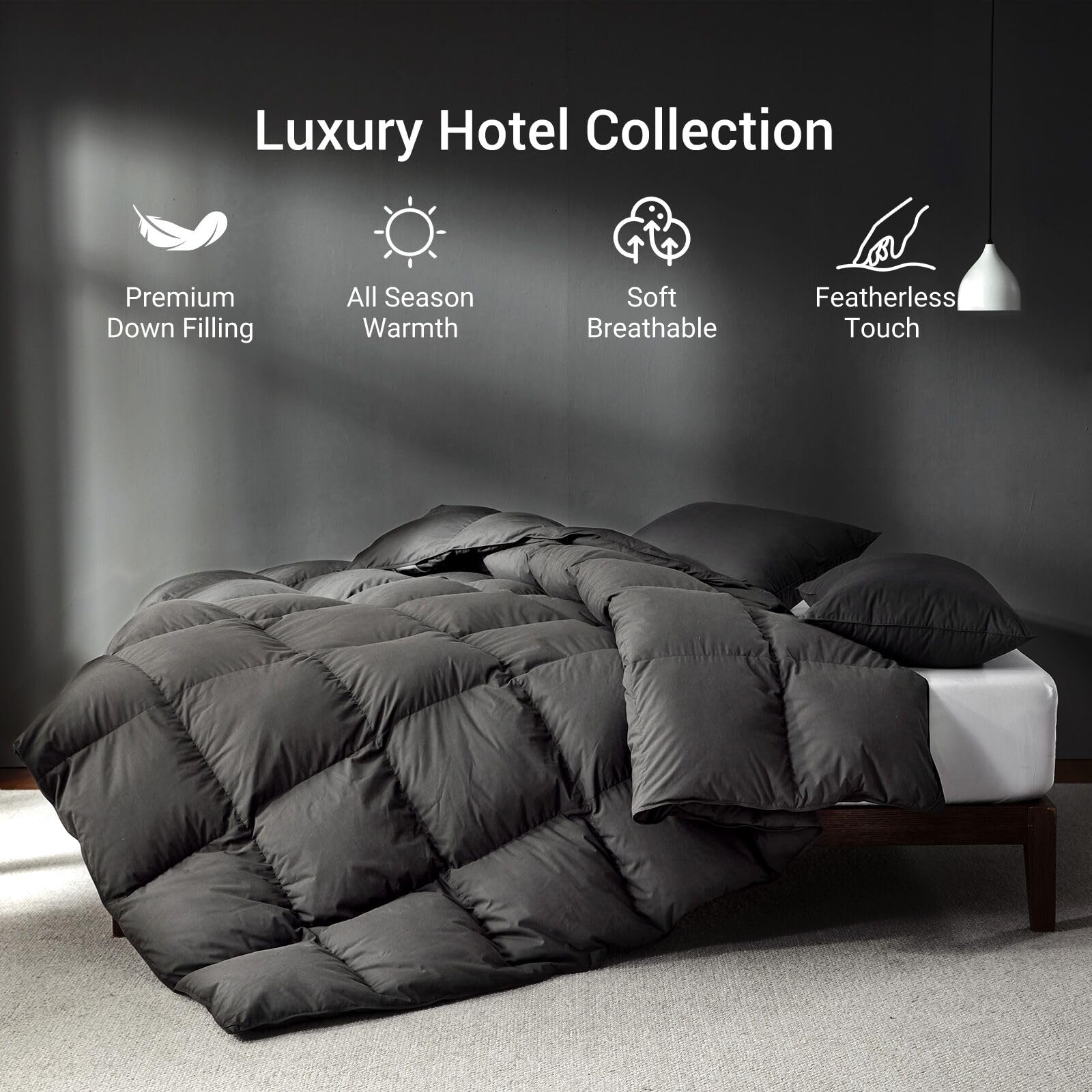 Saisier duvet insert 90x90 featuring balanced warmth and loft