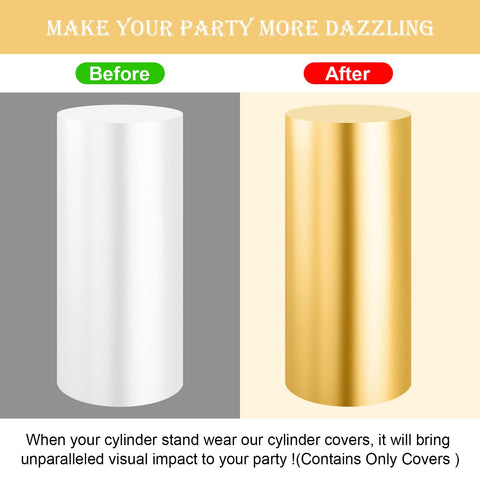 SaitiMade cylinder cover set enables easy color coordination across events