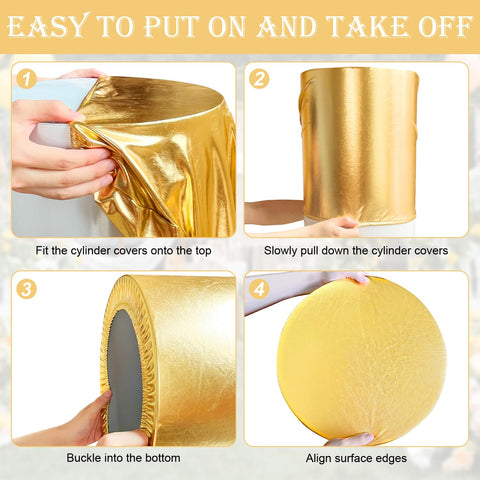 SaitiMade gold covers simplify setup with fast on/off installation