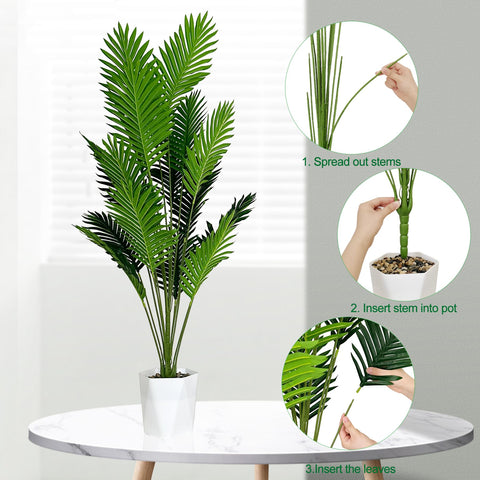 SAJANDAS areca palm in office decor for ambiance