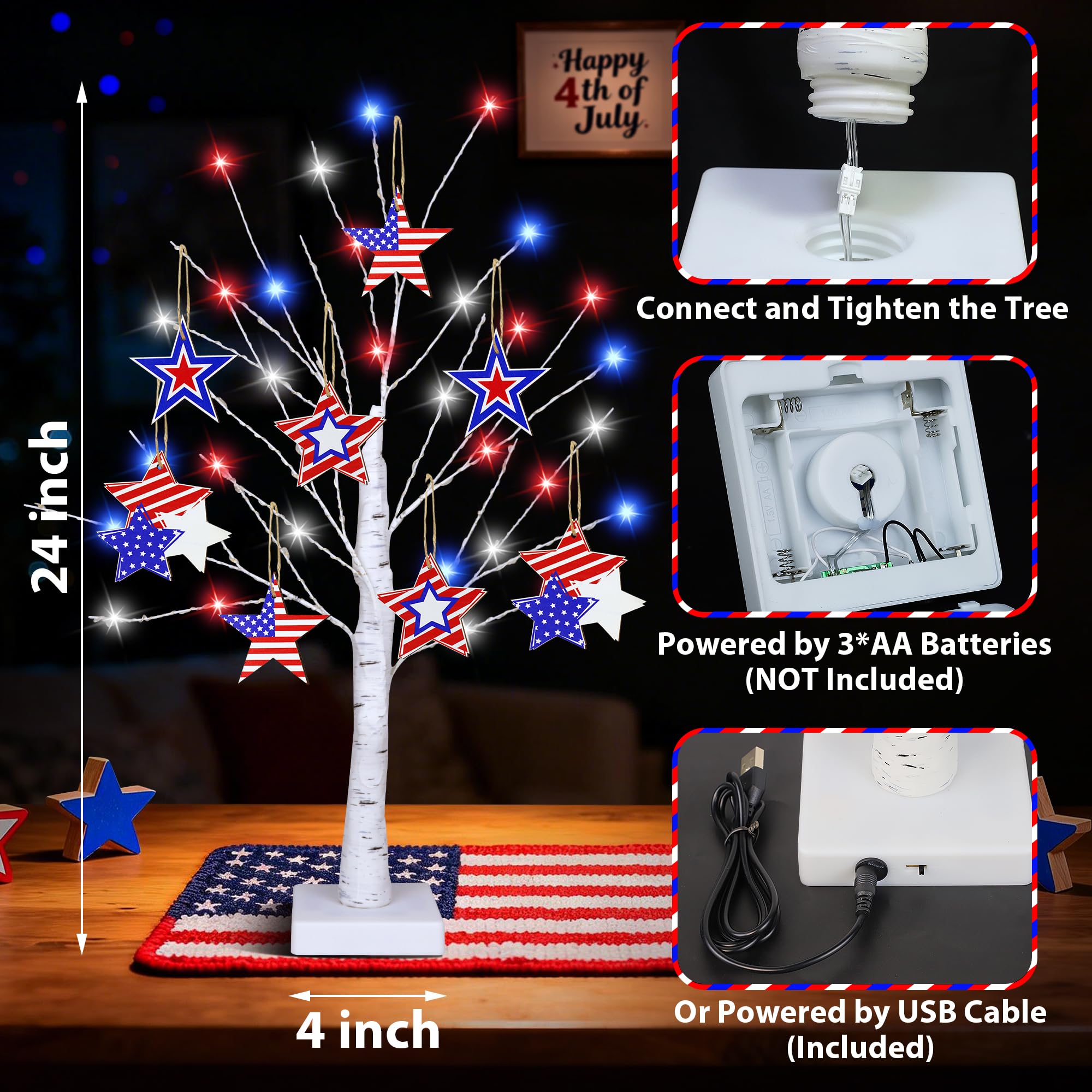 Sakayo-adjustable-branches let you shape a natural, twinkling display.