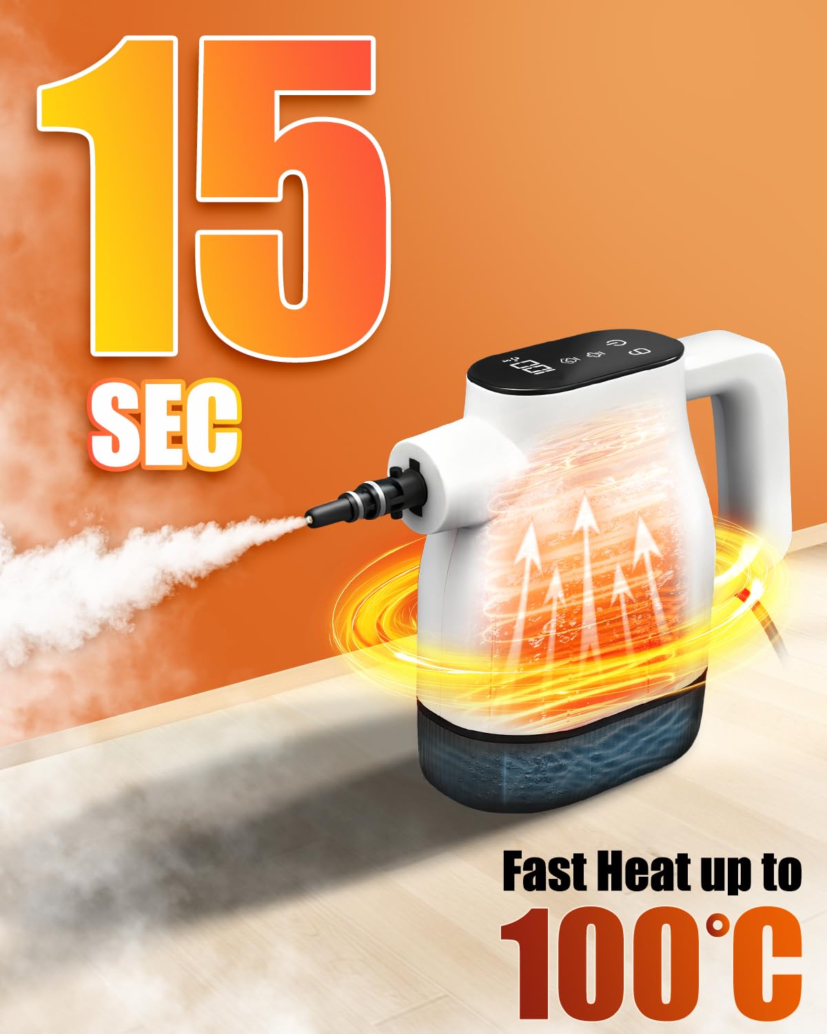 Saker EverSteam detachable-tank-400ml simplifies refills for longer sessions.