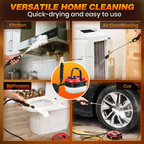 SakerPlus brush attachments kit for grout, ovens, windows, and car interiors