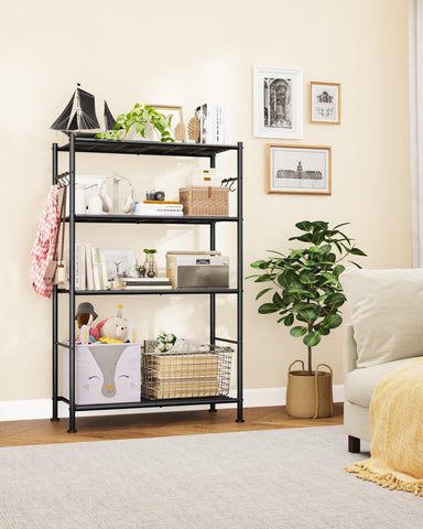 Sakugi 4-Tier shelf metal build emphasizes durability and value