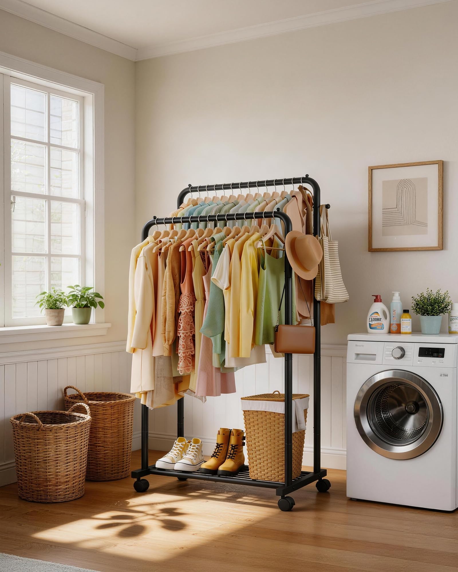 Sakugi dimensions highlight a compact footprint for versatile placement.