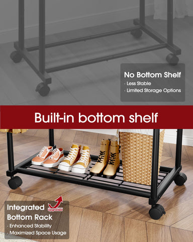 Sakugi easy-assembly rack with quick, tool-light setup