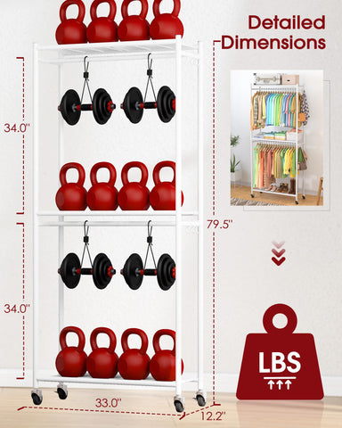 Sakugi rack with mesh shelves enables breathable, organized clothing display.