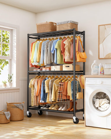 Sakugi portable closet with sturdy steel construction