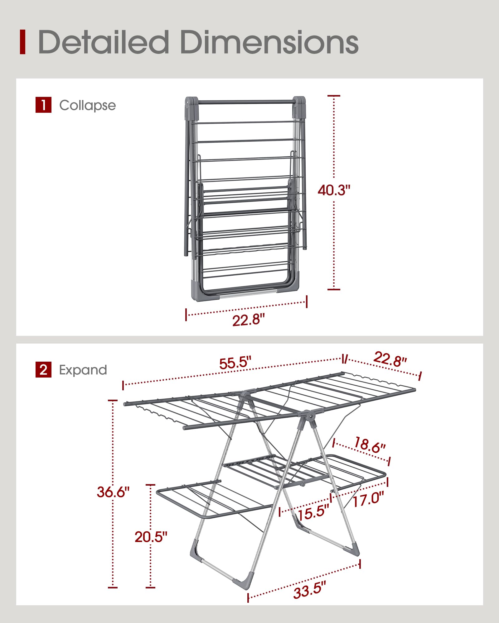 Sakugi no-tools quick assembly for effortless setup.