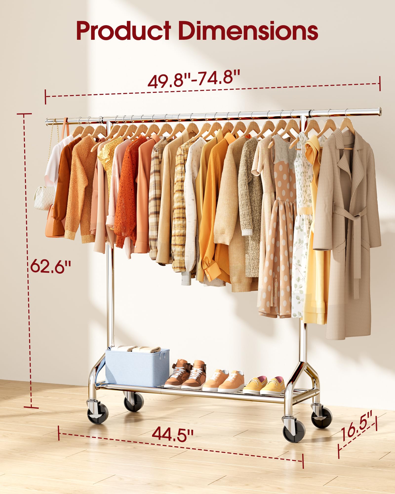 Sakugi heavy duty rack base uses triangular design for added stability.