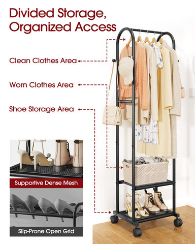 Sakugi 360 degree wheels enable smooth mobility around the home.