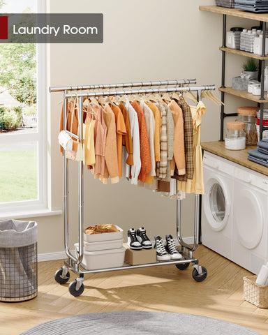 Sakugi silver-finish rack complements modern interiors