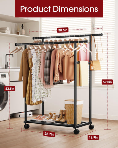 Sakugi rack fixed design for stable, wobble-free hanging