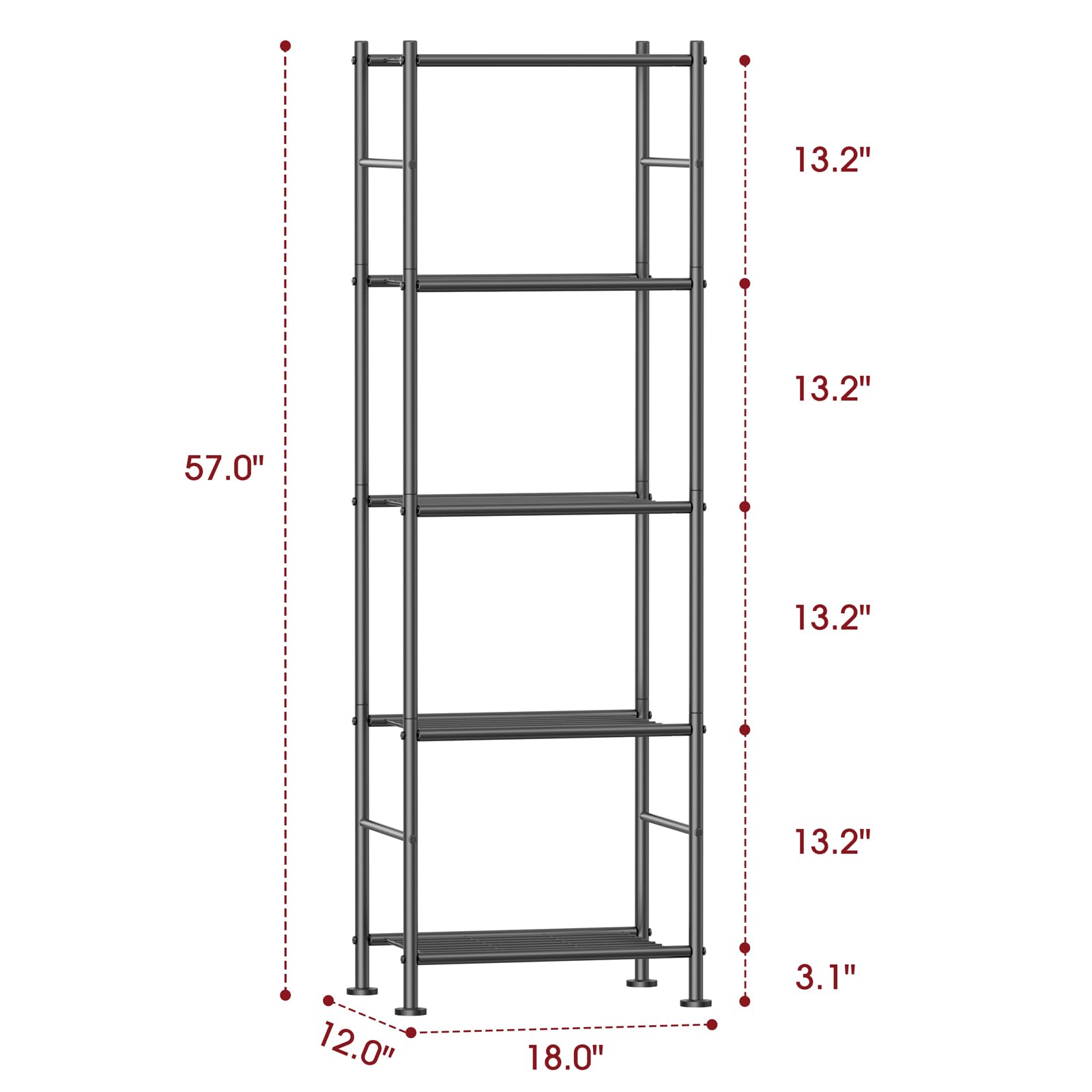 Sakugi metal garage shelving with waterproof coating resists rust and fits humid areas.