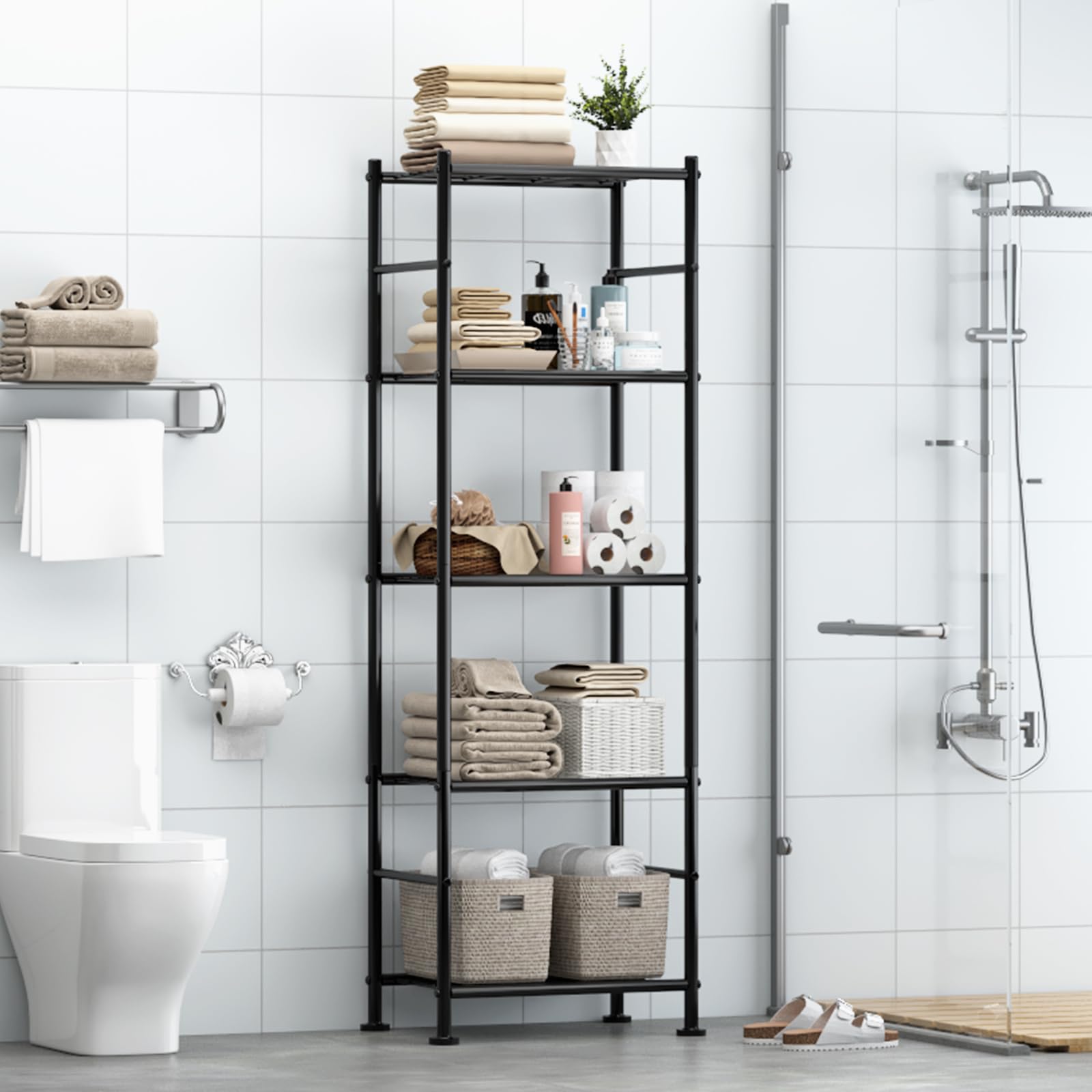 Sakugi pantry organization showing adjustable storage.