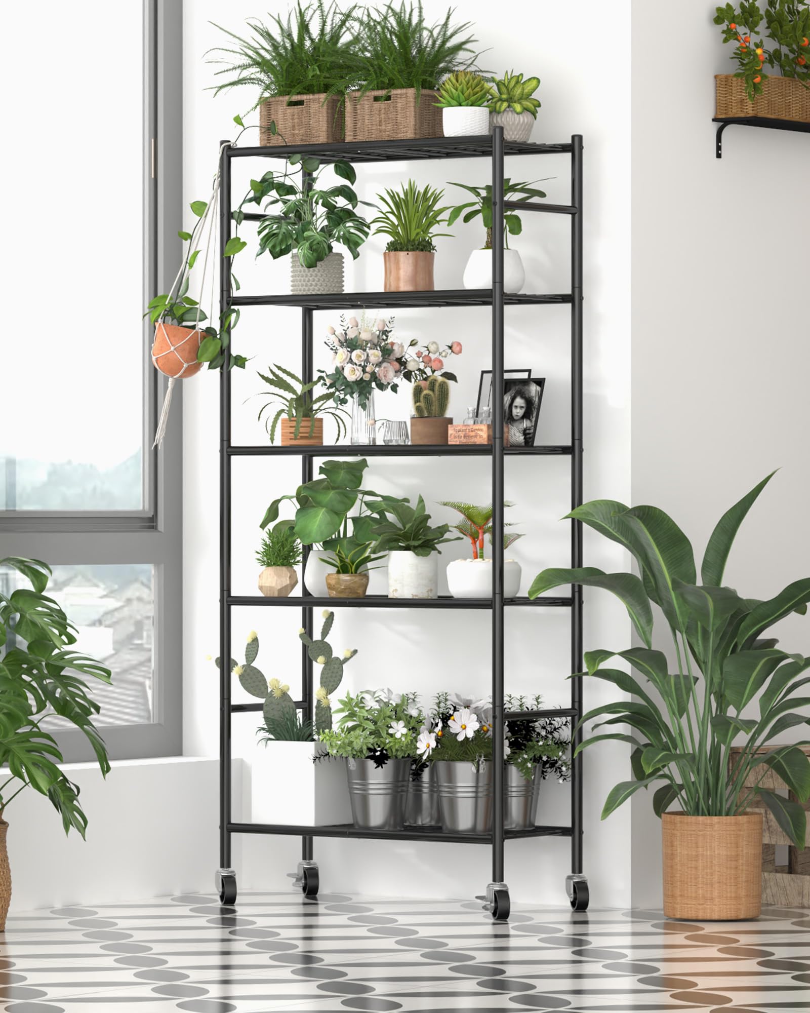 Sakugi wall-fix kit keeps shelves secure against accidental tipping