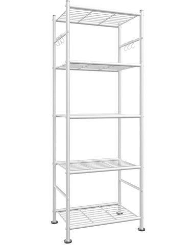 Sakugi storage shelves five-tier design for organized storage and easy access
