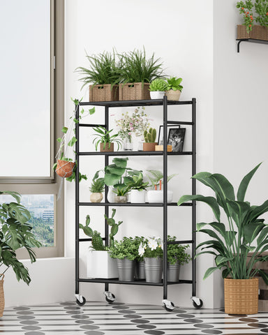 Sakugi unit's mesh shelves are easy to wipe clean for quick maintenance.