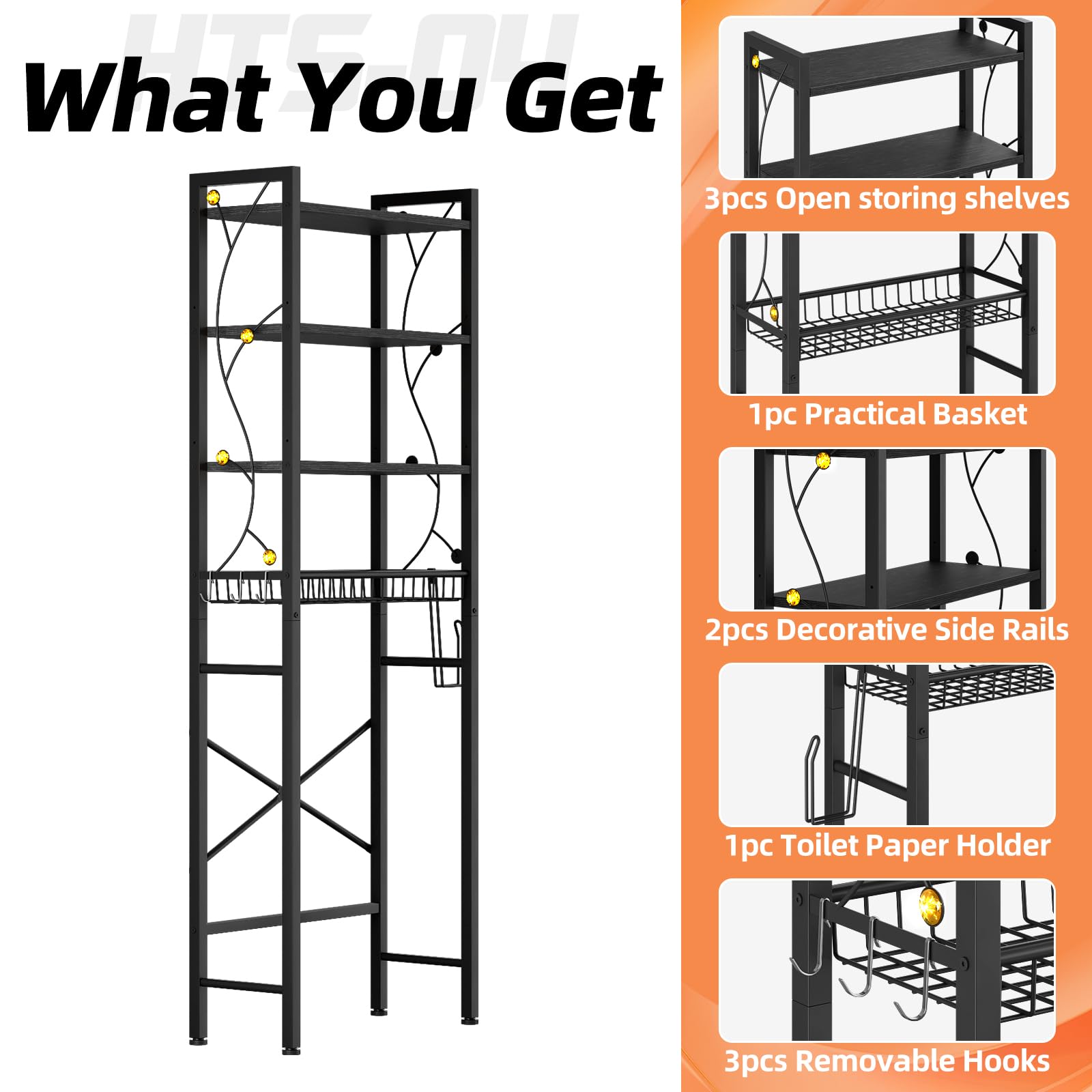 Salakita anti-tip frame preventing wobble in a busy bathroom
