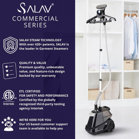 SALAV drapery and upholstery care for refreshed fabrics.