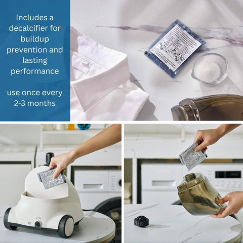 SALAV GS18 offers up to 60 minutes of continuous steam