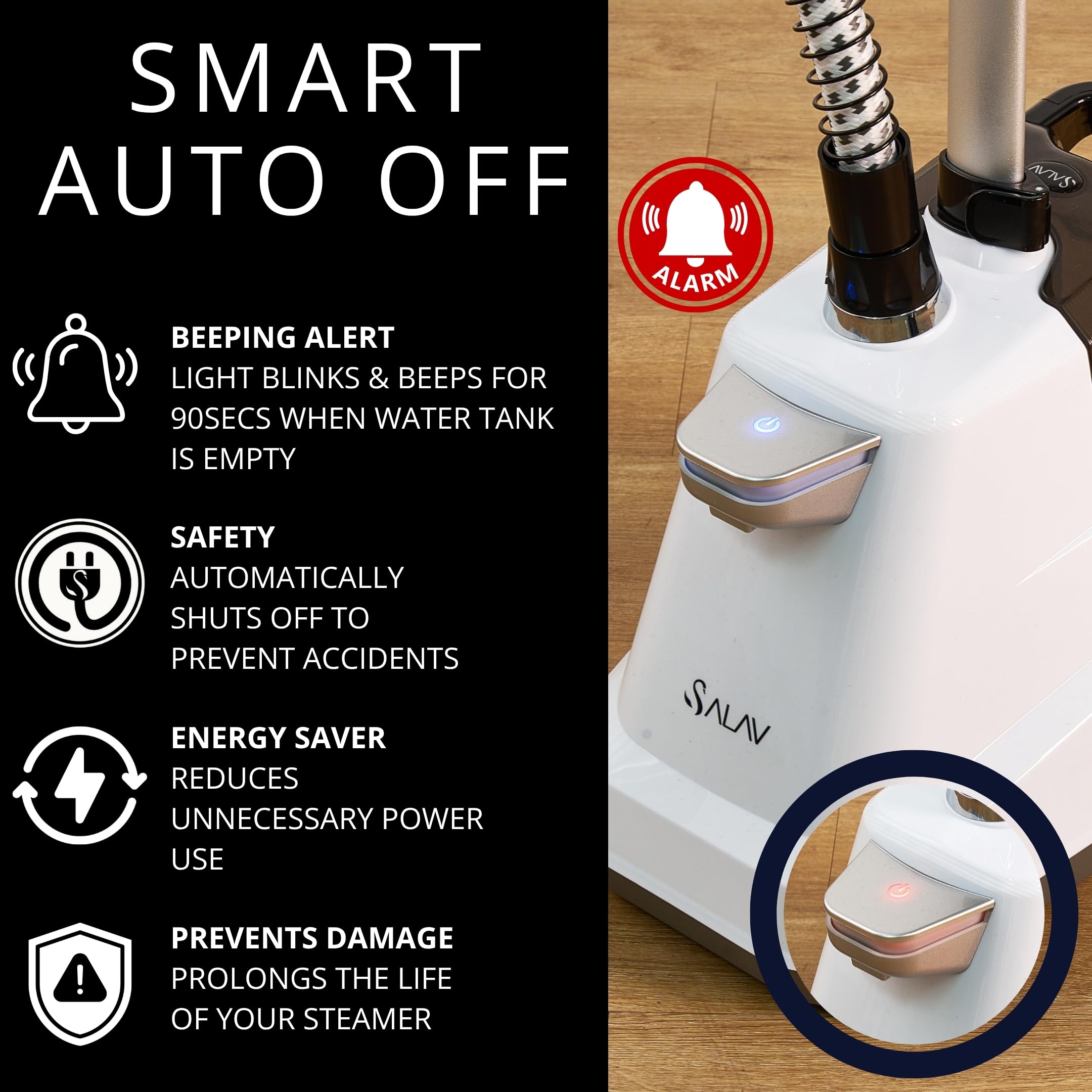 SALAV steamer on wheels enhances mobility in studios and boutiques