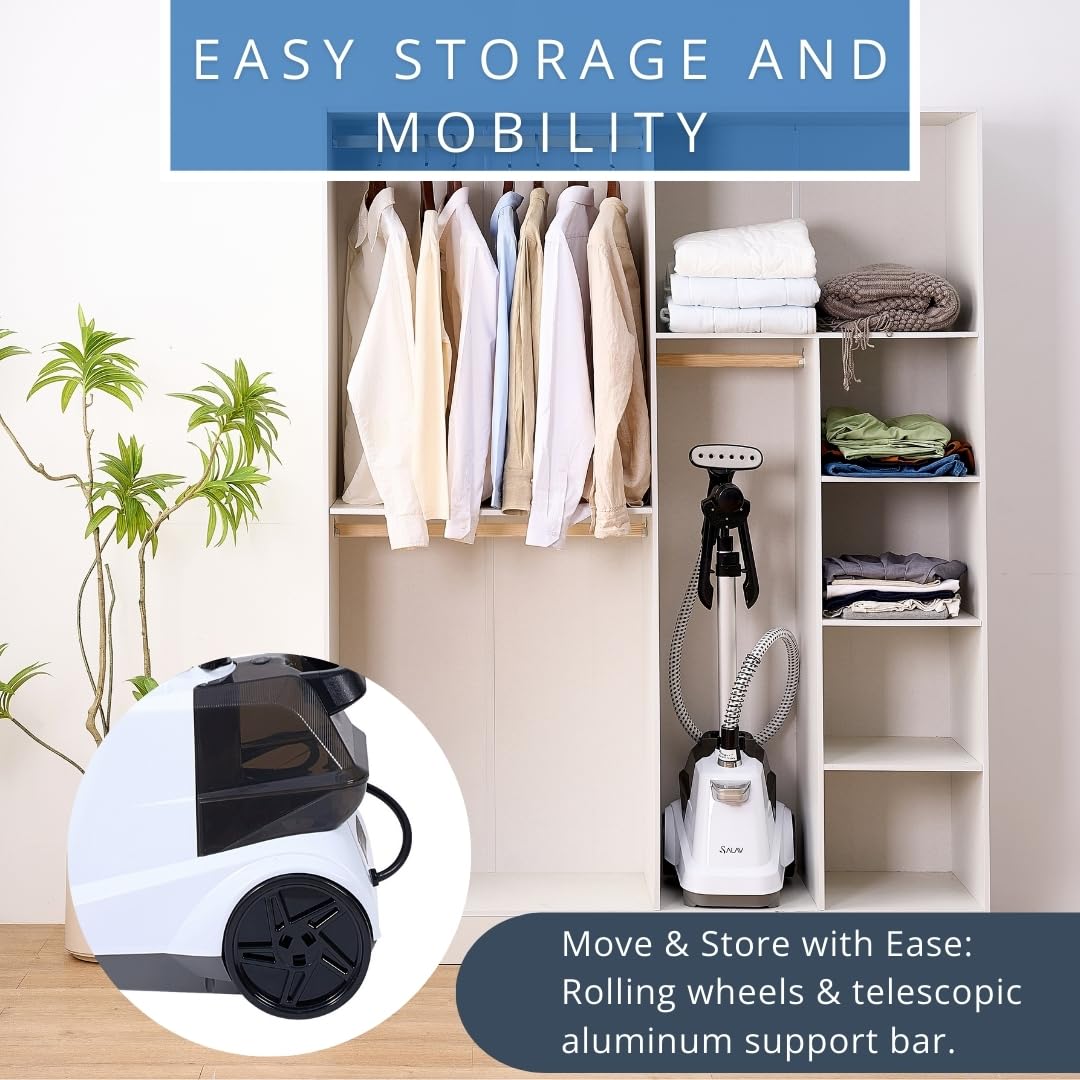 SALAV rolling wheels for easy mobility across rooms