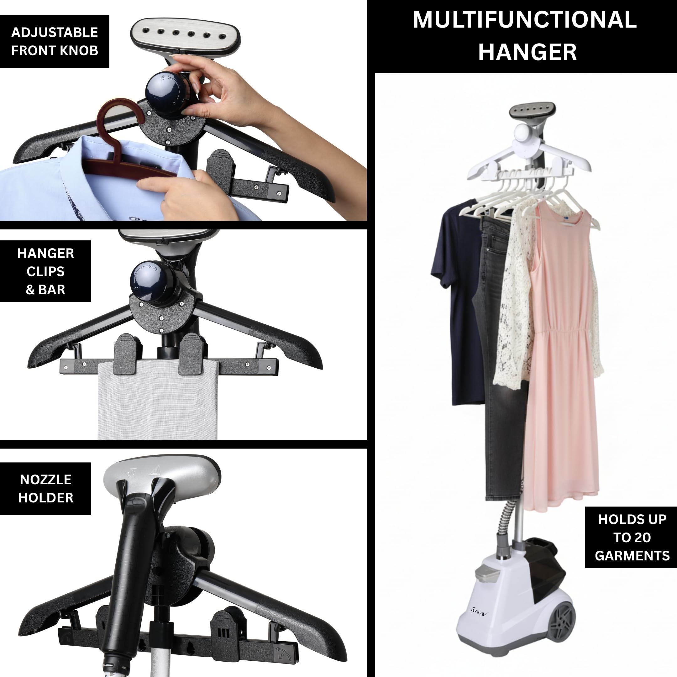 Commercial and home ready design suits hotels and busy wardrobes