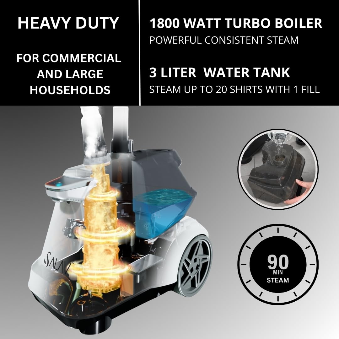 SALAV 360-degree wheels provide easy mobility around workflows.