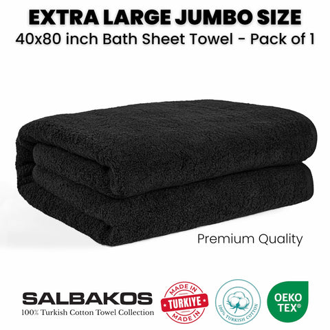 SALBAKOS hotel-quality weave detail highlights durability and absorbency.