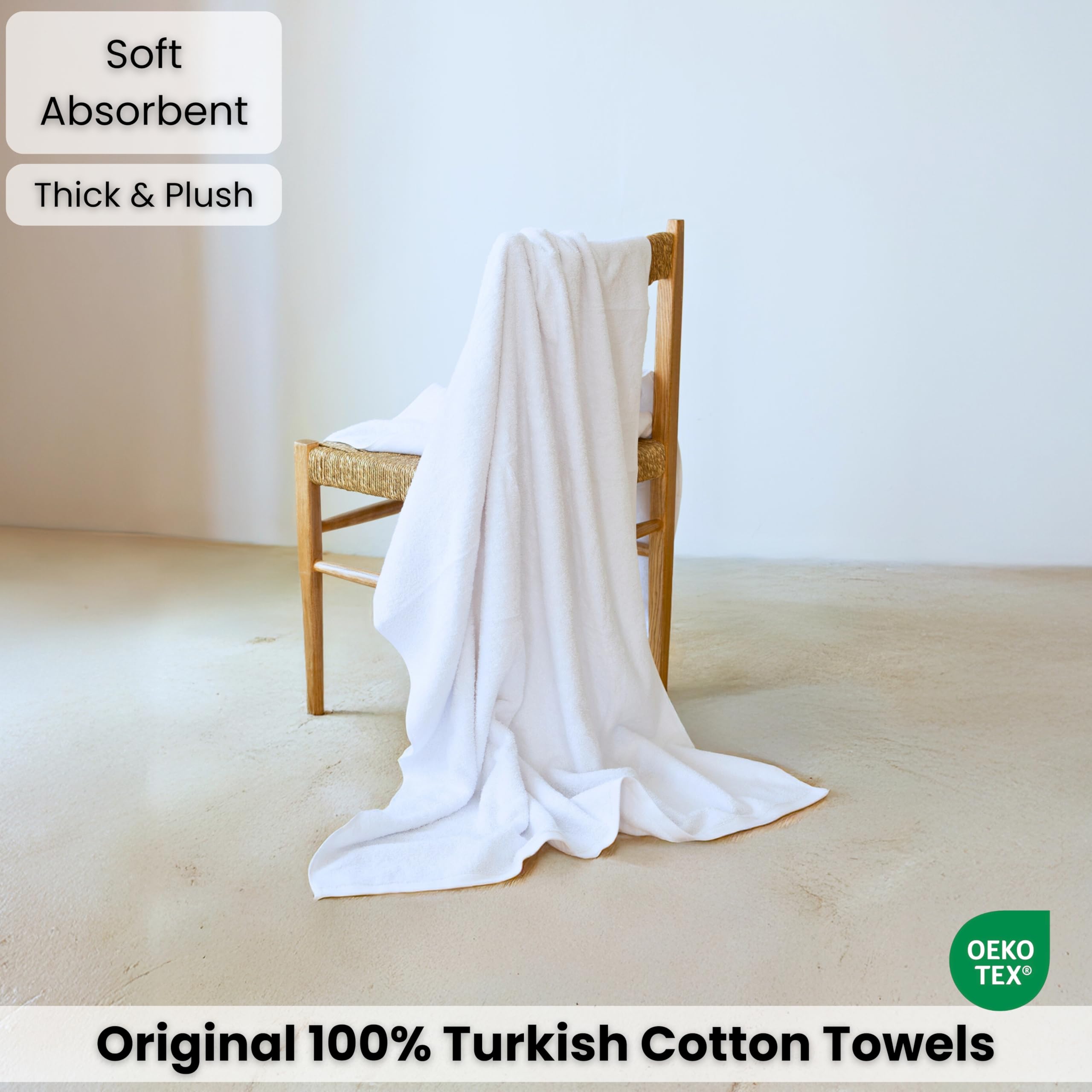 Salbakos bath sheet with double-stitched hems for durability