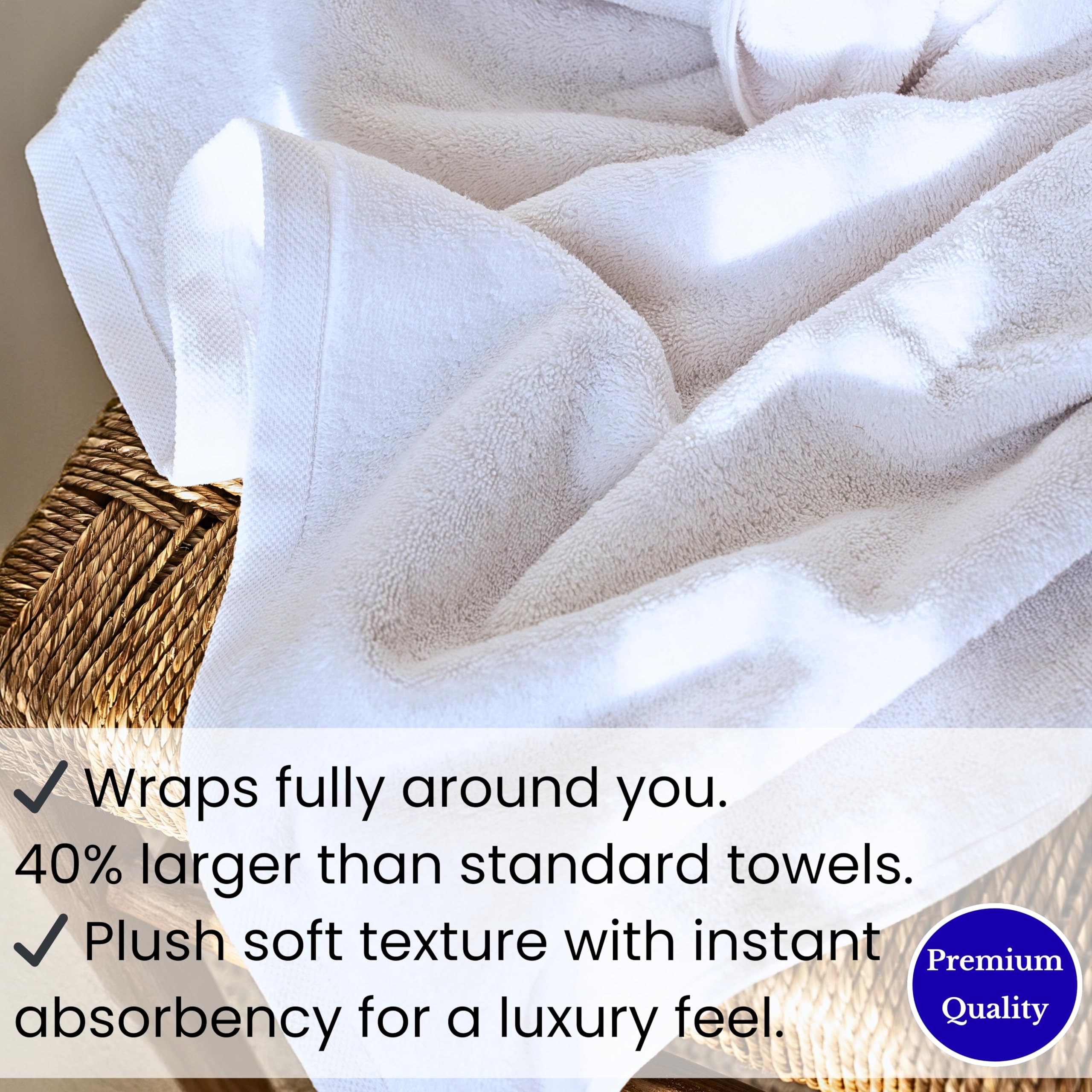 Salbakos quick-dry Turkish cotton keeps bathroom fresh