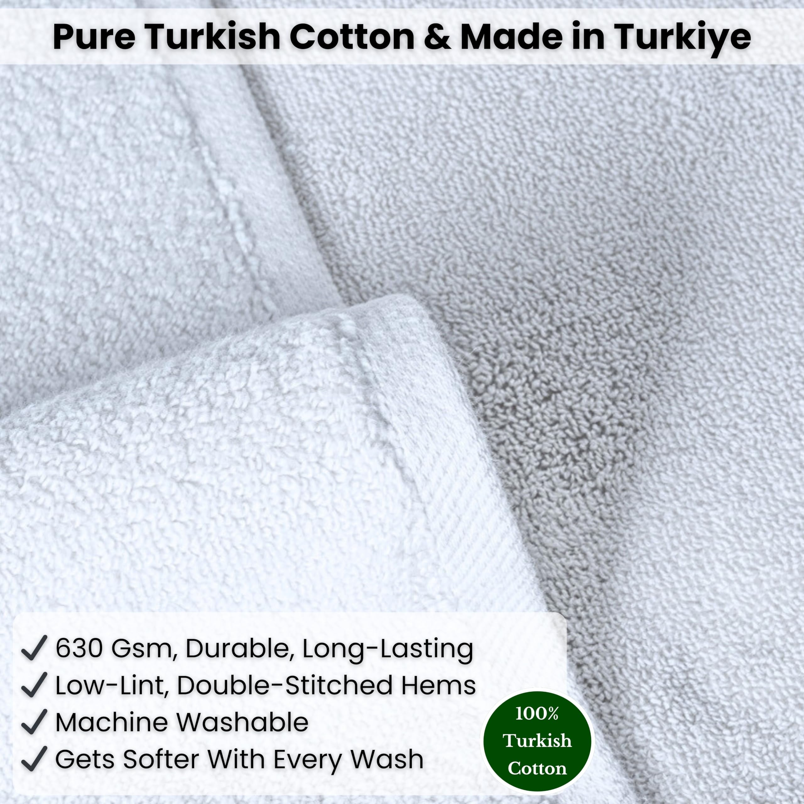 Salbakos towel remains soft and fluffy after numerous washes