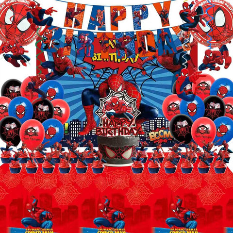 Saleix Spidey backdrop for vibrant party photos and themed decor