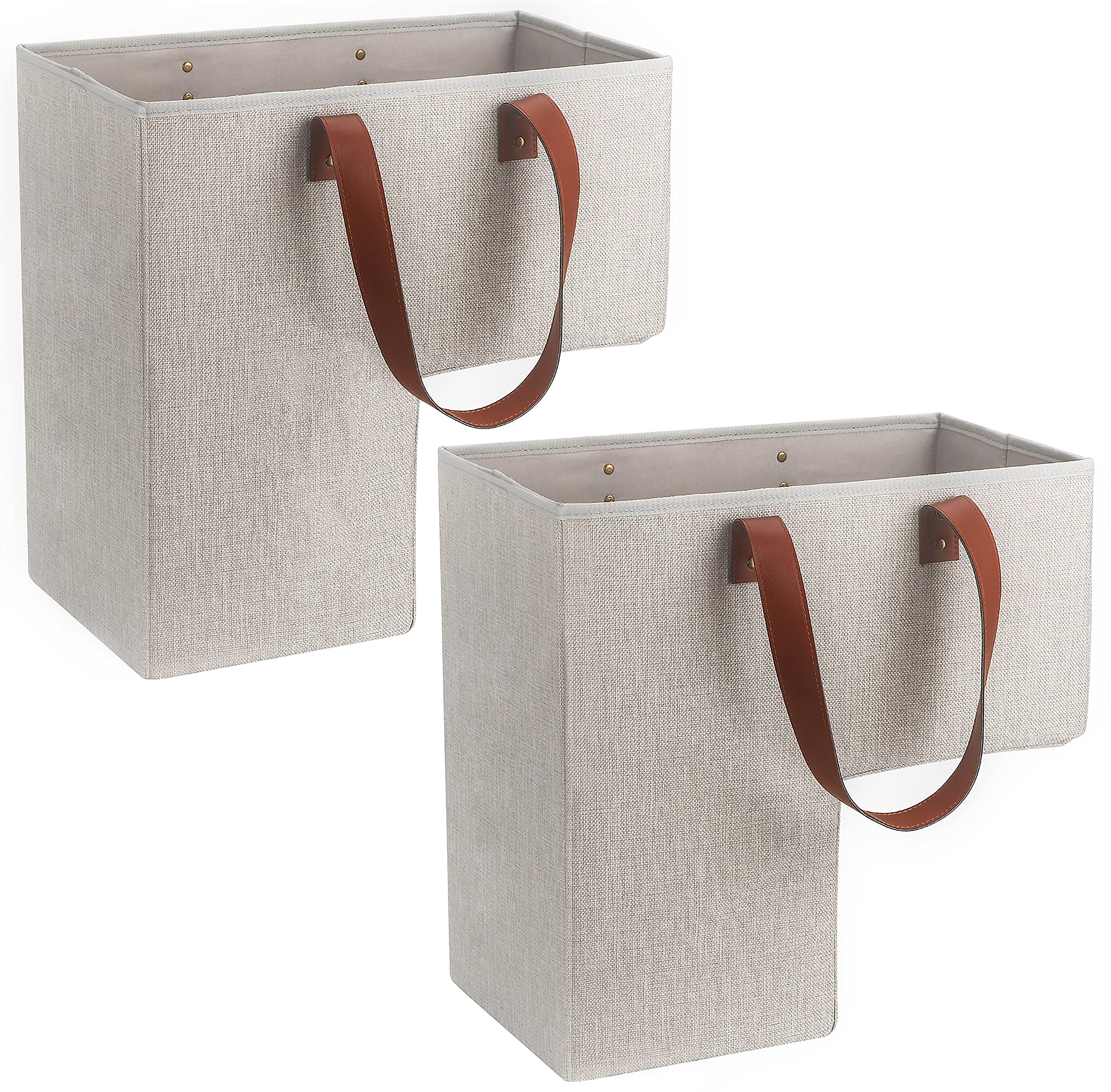 SAM AND MABEL stair basket sits on a step, reducing clutter and keeping essentials close at hand.