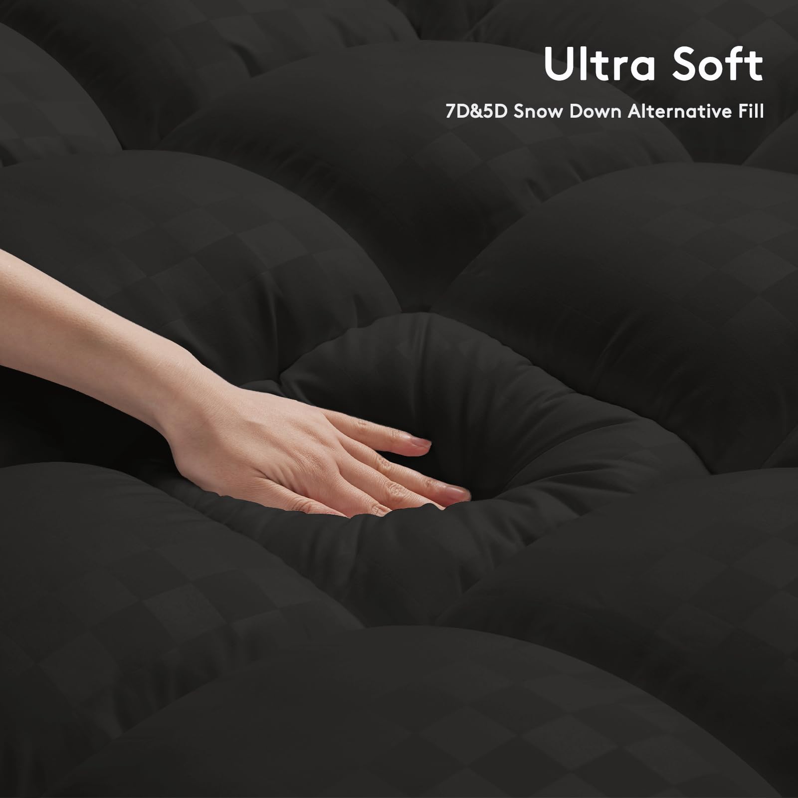 SameBed box-quilted design keeps padding evenly distributed
