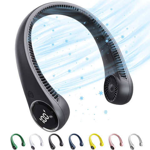 SAMISKO personal cooling neck fan USB rechargeable for everyday use